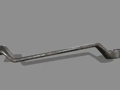 wrench Low-poly 3D model 22