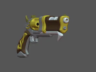Fantasy Gun 3D model purchase