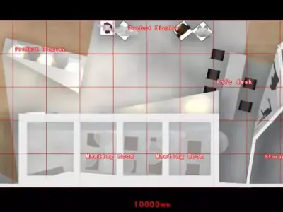 Exhibition - Area -10X5-3DMAX2009-016 3D model