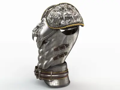 Medieval Lion Body Armor 3D model