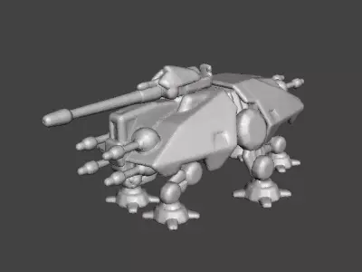 6MM SCALE AT-TE WALKER MINIATURE MODEL FOR SCIFI GAMES EPIC 3D print model