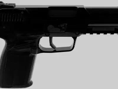 Five-Seven Low-poly 3D model
