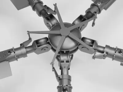 Helicopter propeller  3D model purchase