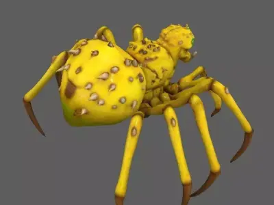 Spider 3D model 7