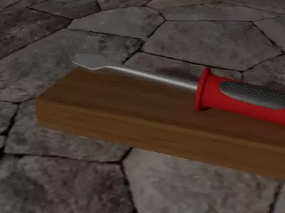 screwdriver 3D model 4