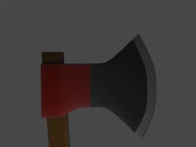Axe-Low-poly 3D model axe 3D model