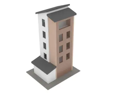 tower Low-poly 3D model