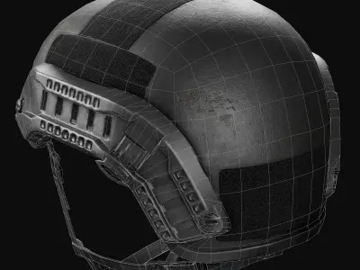 Nexus SF M3 Tactical Helmet LowPoly Low-poly 3D model