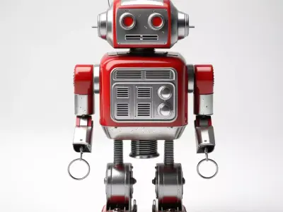 Retro SciFi Robot Toy Model 3D model