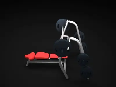 Bench Horizontal DR 3D model