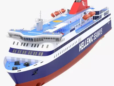 Hellenic Seaways Nissos Chios 3D model