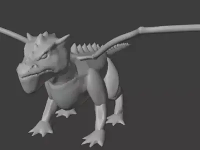 Dragon dinosaur Free 3D model