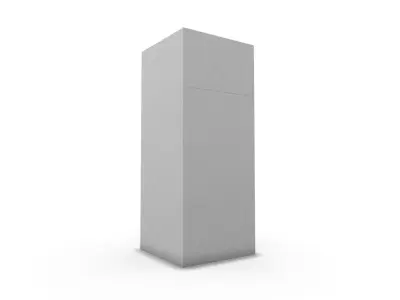 File Cabinet Small SHC Quick Office LM Low-poly 3D model