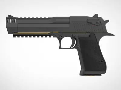 Desert Eagle Mark XIX from the movie Deadpool 3 2024  3D model