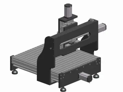 CNC engraving machine 3D model purchase
