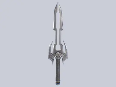 Fantasy dagger Low-poly 3D model