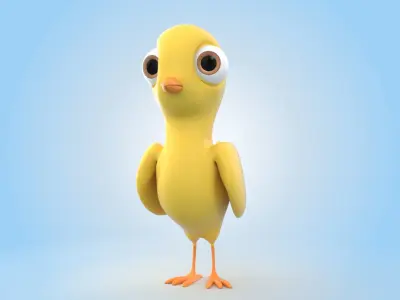 Chick 3D model