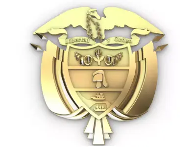Escudo de Colombia - Colombian Shield 3D print model