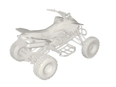 Quad bike 3D model buy