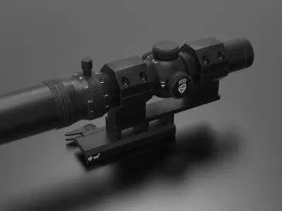 Nightforce ATACR LPVO Low-poly 3D model