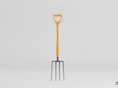 Fork Ground Works Instrument Insulated Low-poly 3D model