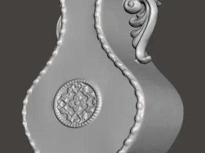 VINTAGE FLOWER VASE 3D model