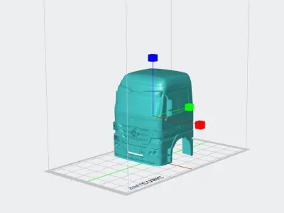 2009 Mercedes Benz Actros MP3 Truck 3D print model