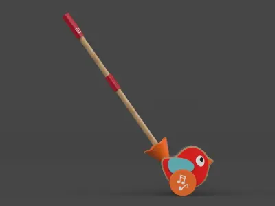 Baby Walking Bird 3D model