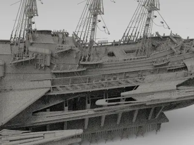 Cathedral Airship 7 3D model