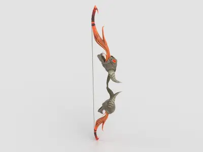 stylised bow 3D model