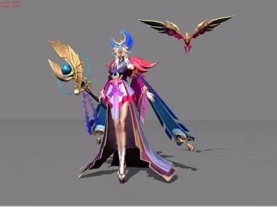 Pharsa Neon Shingetsu Low-poly 3D model