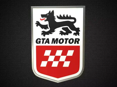 gta motor logo 3D model