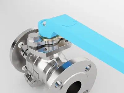 GATE VALVE  3D model by tiger-fire