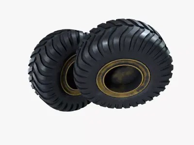 Truck Tyre 3D model buy