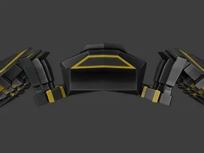 Spider BOT Low-poly 3D model