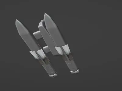 Russian KH-101 and Mount 3D print model