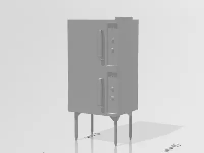 industrial oven 3D print model