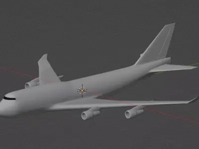 747-400 boeing Free 3D print model