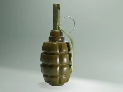 Grenade F1 Low-poly 3D model purchase