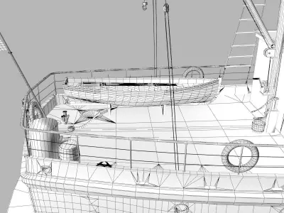Columbia Mission Boat  3D model
