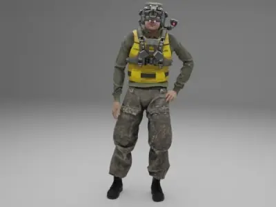 game pesonaj 3D model