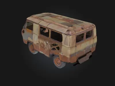 Rusty Relic  Weathered Artifact from a Forgotten Past 3D model