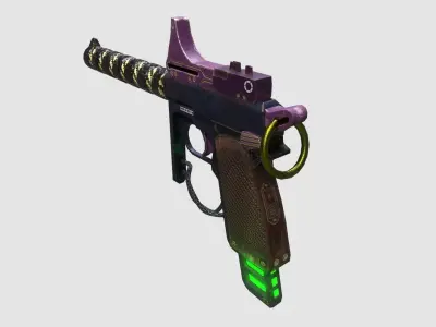 Sci Fi Gun 2 Low-poly 3D model