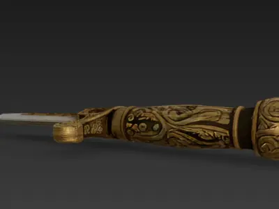 Antique Knife 3D model purchase