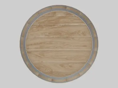 Light Toasted Bourbon Barrel 3D model