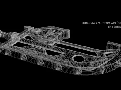Tomahawk Hammer 3D model