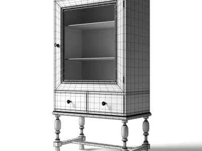 Old Vitrine 3D model