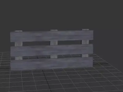 barrier Low-poly 3D model purchase