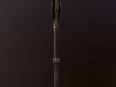 Stylize-Axe 3 sword Low-poly 3D model