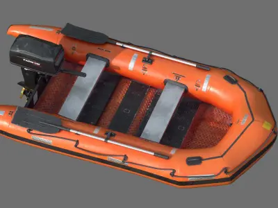 RESCUE BOAT  3D model